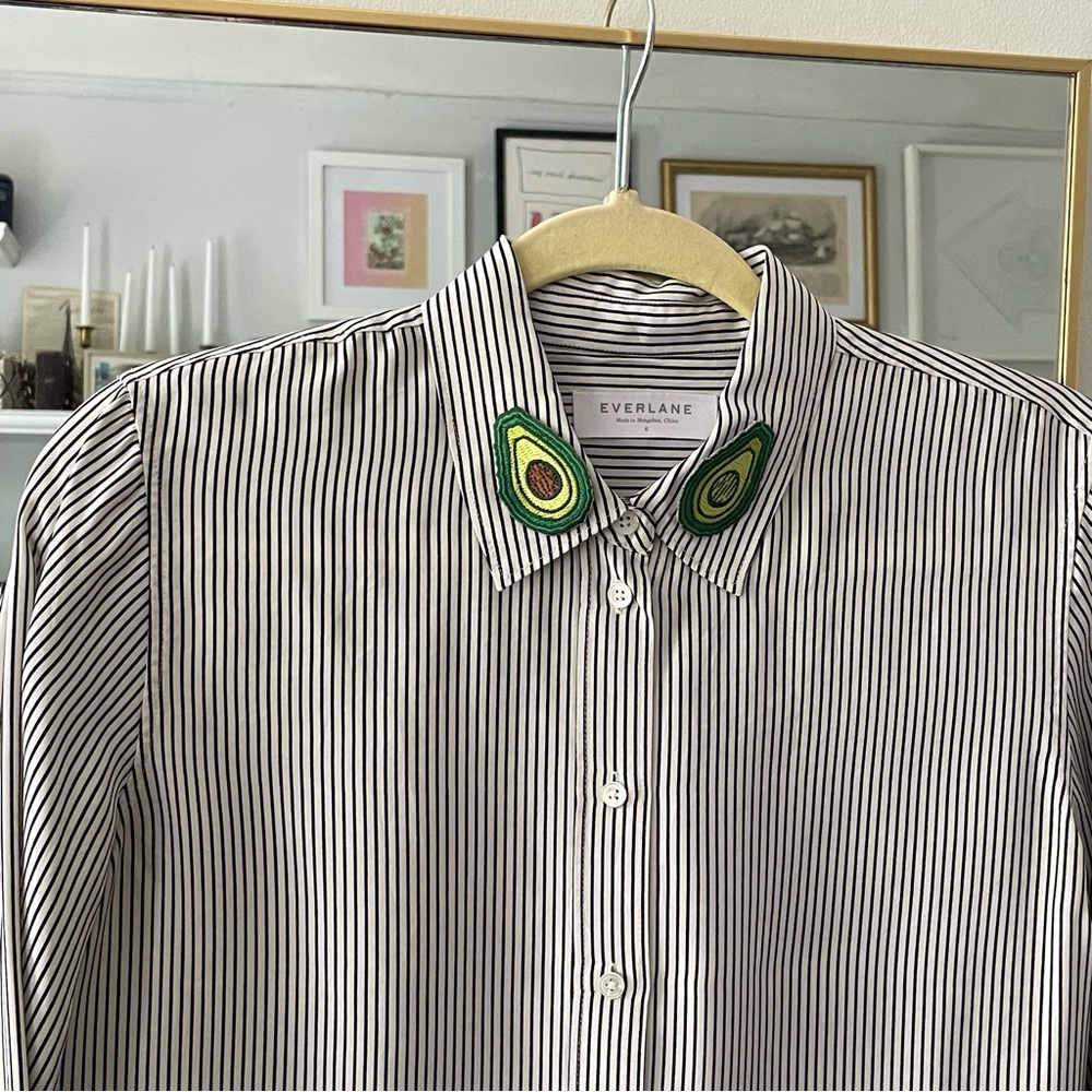 Silk Button Down Striped Everlane - image 2